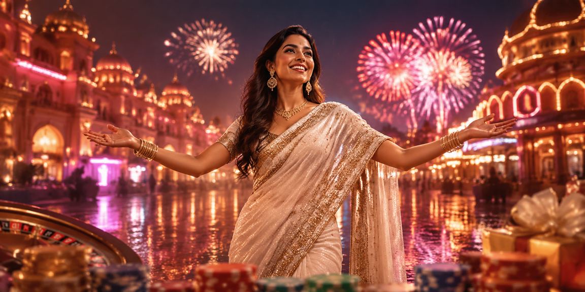 Casino entertainment scene in Jaipur with players enjoying